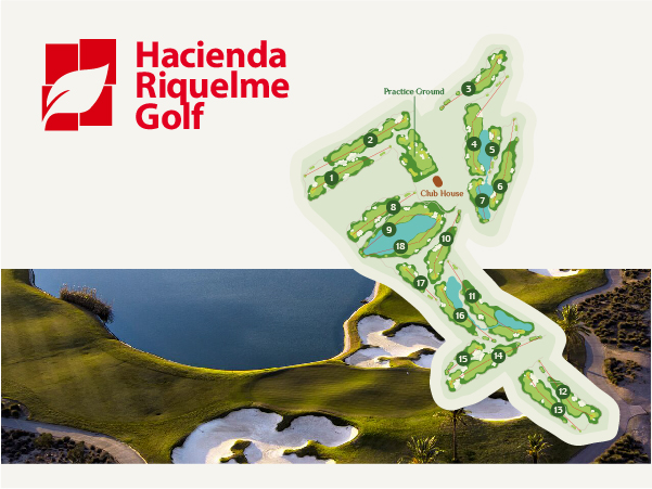 Hacienda Riquelme Golf map